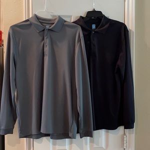 Lot of Men’s PGA Tour long sleeve Polo shirts.